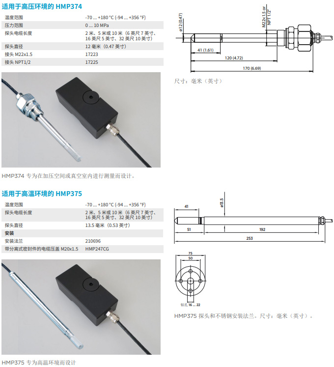 防爆温湿度传感器