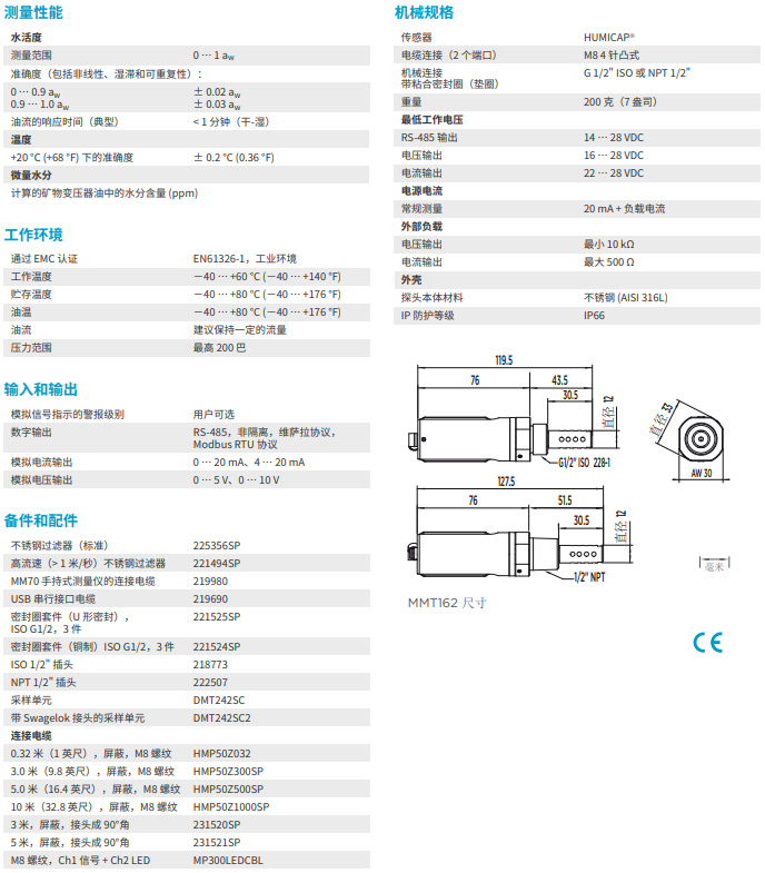 油用水分变送器